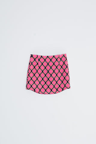 Falda mini estampada